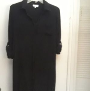 Size M Joseph A Long Sleeve Stretch Dress